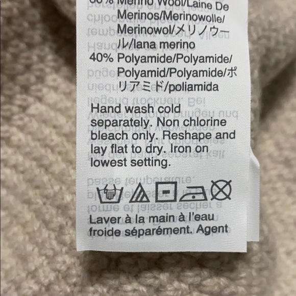 MADEWELL Patchwork Cable Knit Tunic Sweater - Picture 9 of 10